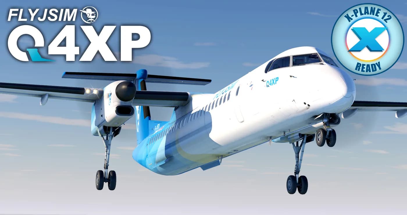FlyJSim Q4XP (Dash 8Q400) для X-Plane 11/12