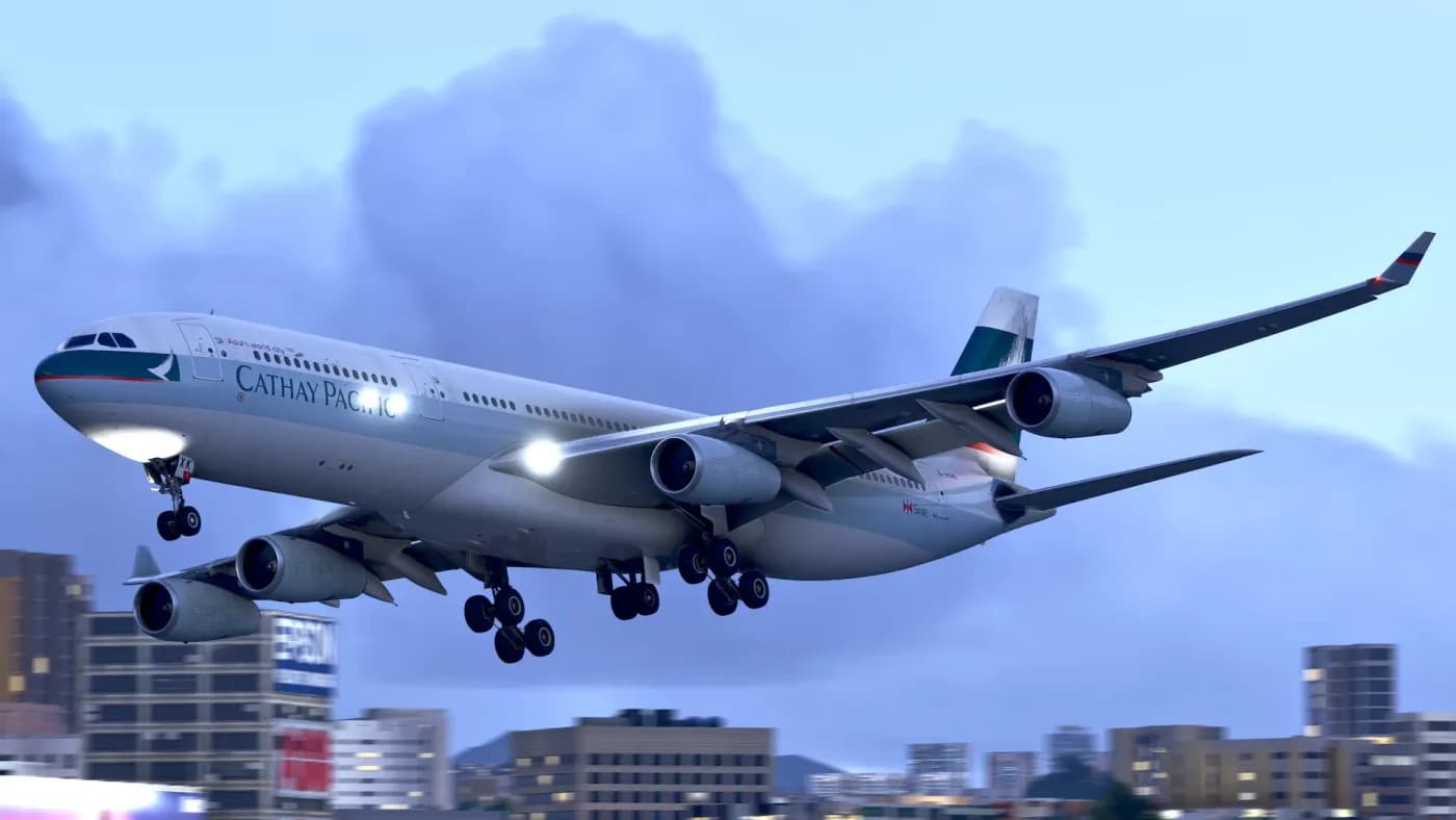 Airbus A340 by IniBuilds для MSFS 2024