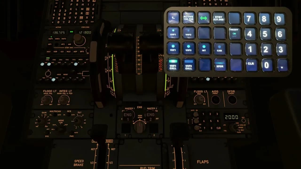 🎛️ StickAndRudder X-KeyPad для X-Plane 11/12 ✈️💡