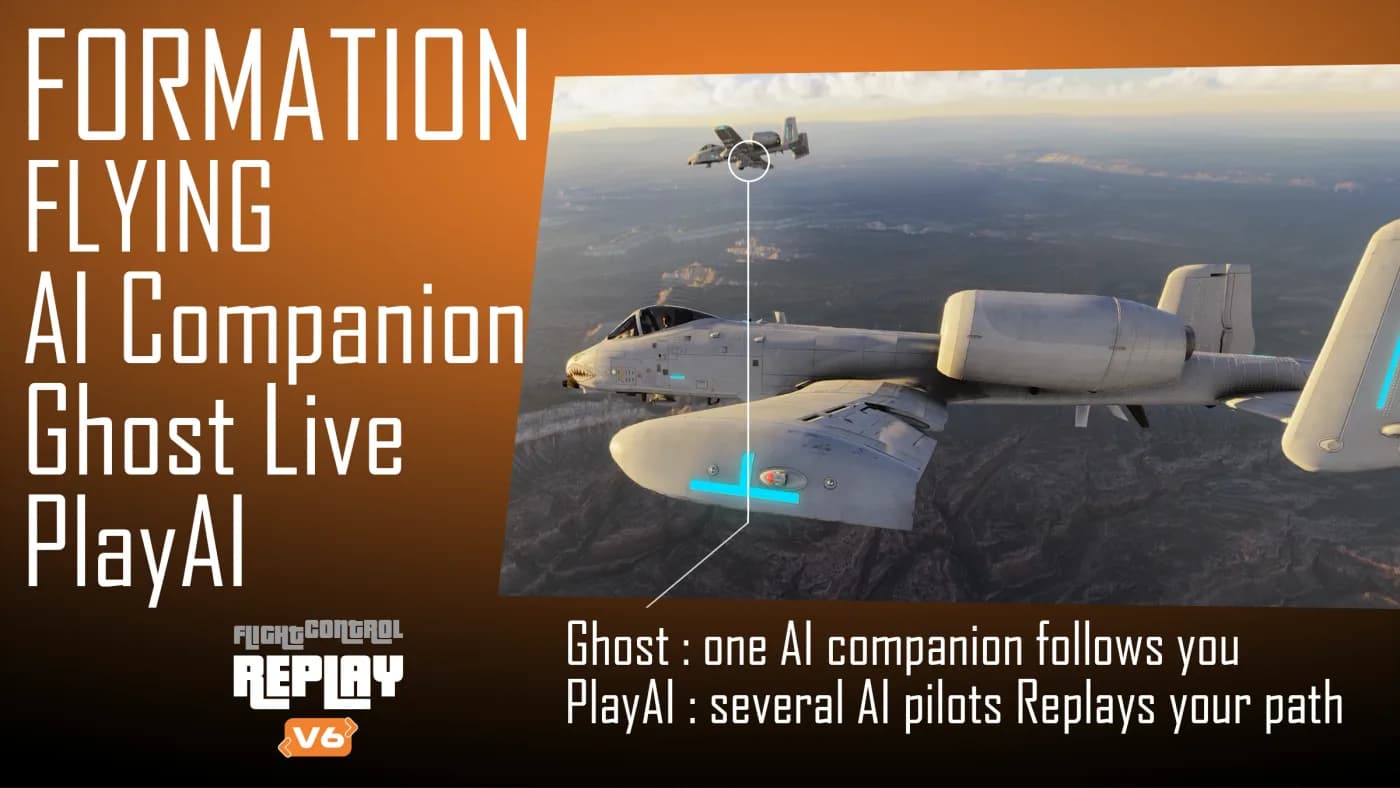 FlightControlReplay 6 для MSFS 2020/2024, P3D v5/v6