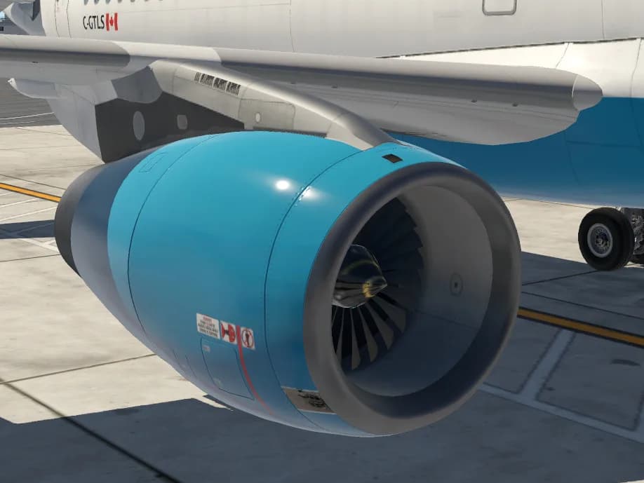 IAE Soundpack для Airbus A319 by ToLiss