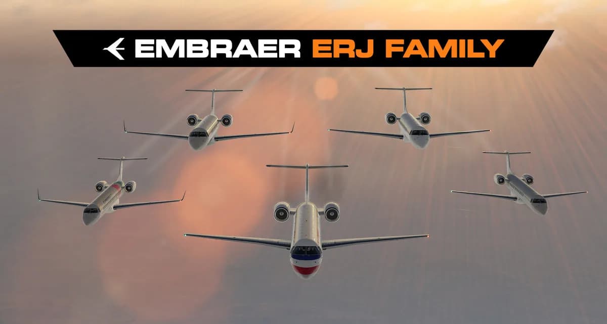 ERJ Family by X-Crafts для X-Plane 11 (v1)