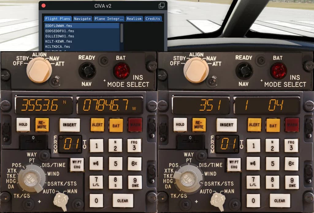 CIVA Navigation System для X-Plane 11