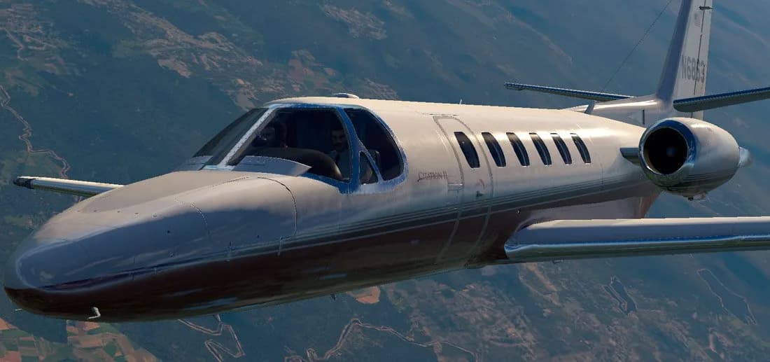 S550 Citation II для X-Plane 11